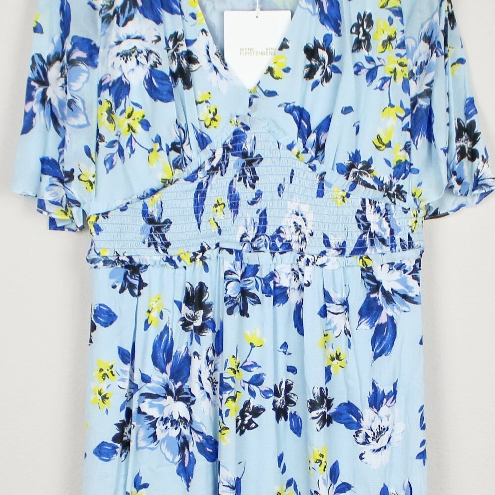 NWT Diane von Furstenberg Flutter Sleeve Dress, Small, Medium, Large - Picture 7 of 11